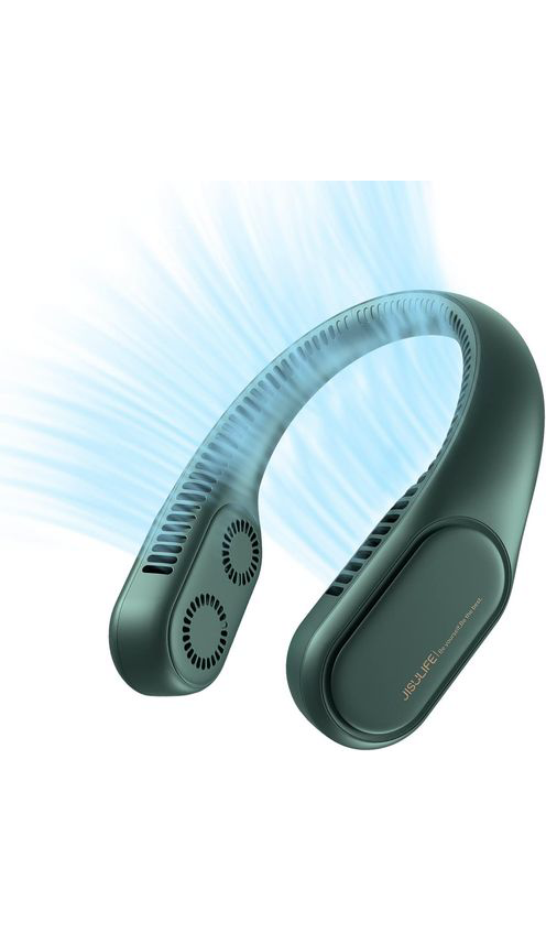 2. JISULIFE Neck Fan: The Silent Cool-Down Artist
