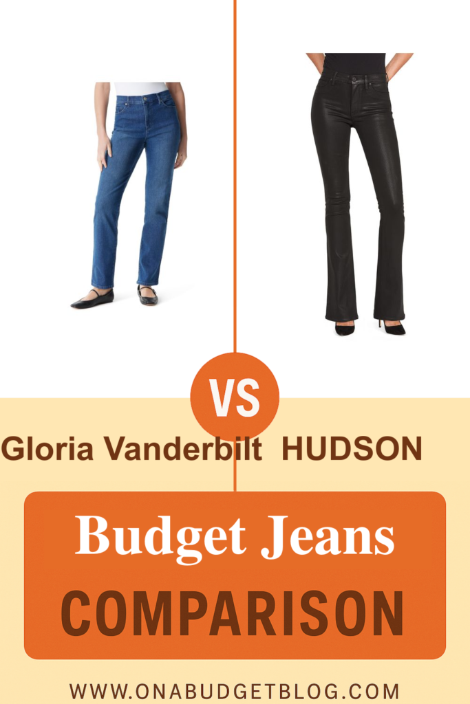Gloria Vanderbilt vs. Hudson: Best Jeans for Your Budget