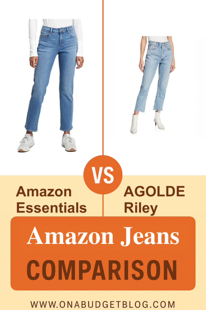 Amazon Essentials vs. AGOLDE: Best Straight-Leg Jeans