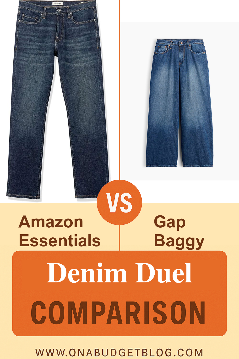 Amazon Essentials vs. Gap: Best Jeans for Your Budget