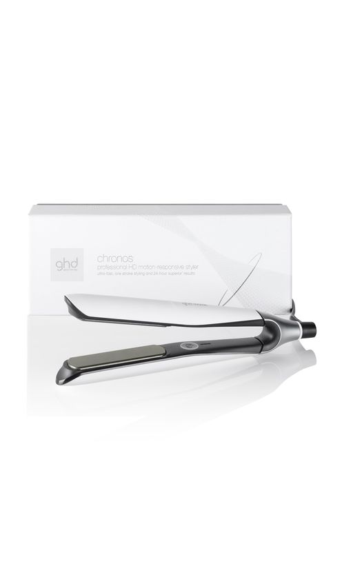 ghd Chronos Styler Smart Flat Iron Hair Straightener, White