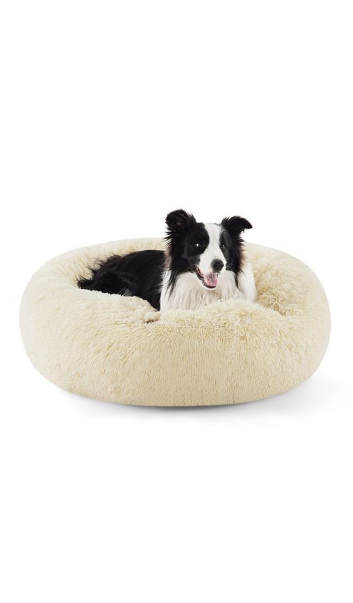 Bedsure Calming Donut Dog Bed: A Fluffy Anxiety Eraser